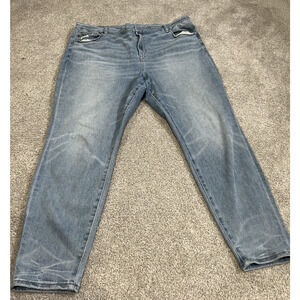 American Eagle Sky Jeans Womens Extra Large Blue Light Wash Denim Cottagecore